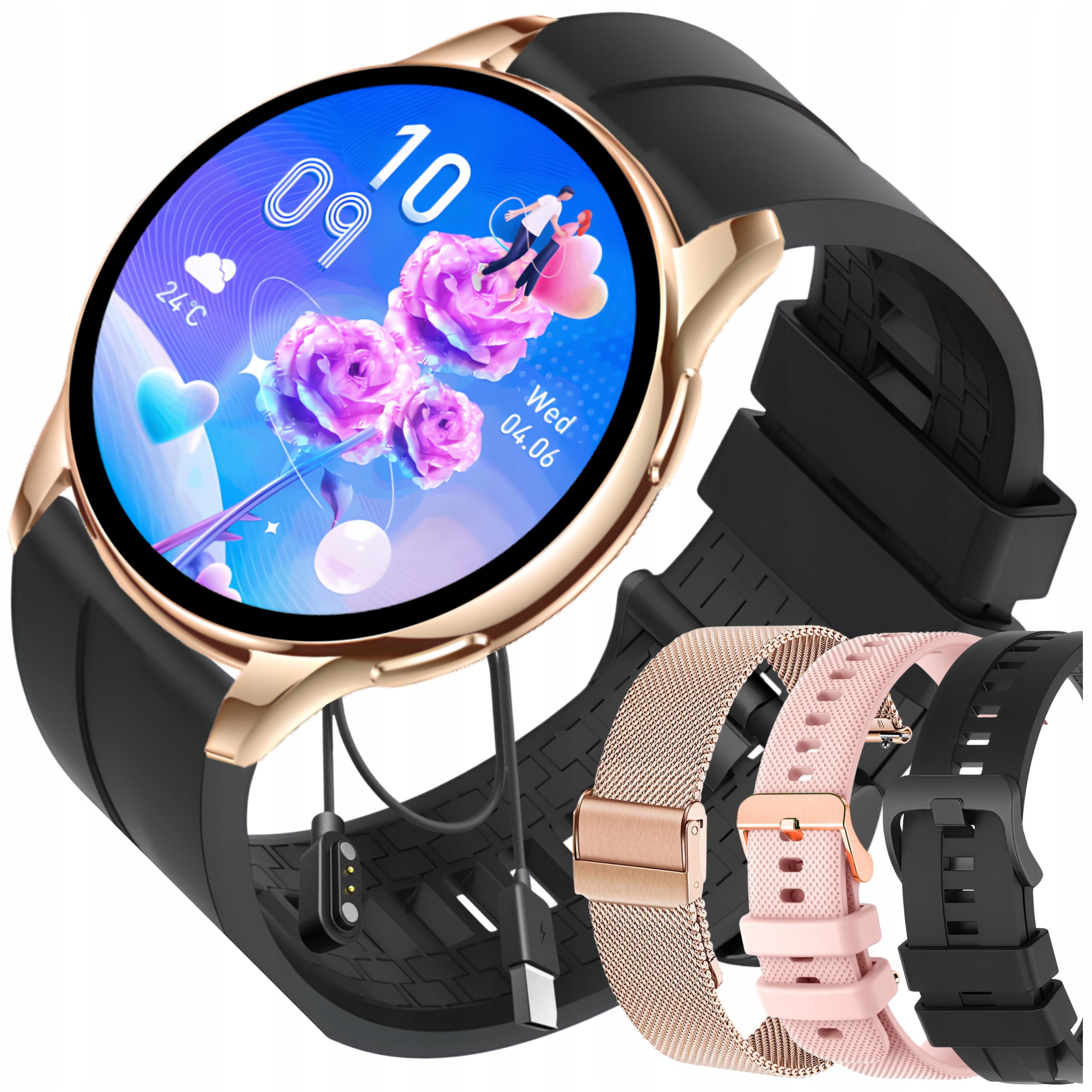 DEVILL Bianka ružové inteligentné hodinky + 7 ďalších produktov